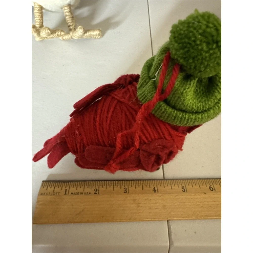 Target Bird Red Green Knit Beanie Hat Spritz Wondershop Ornament